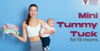 mini tummy tuck for moms to tighten abdominal musles after pregnancy.