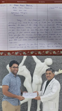 Dr. Pranav Reddy Testimonial for best cosmetic surgeon dr milan doshi