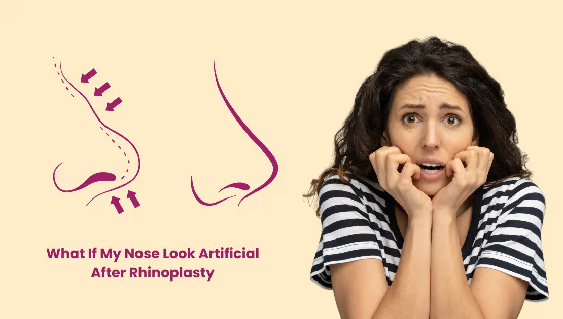 What if my nose look Artificial after rhinoplasty