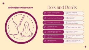 Rhinoplasty Do's and Don'ts During Recovery