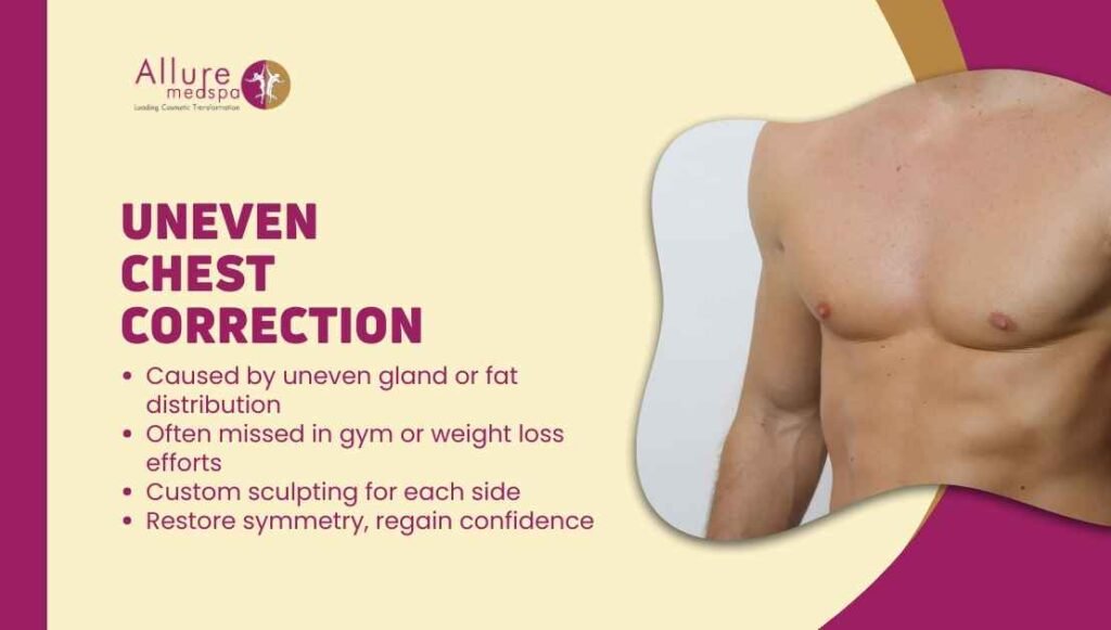 Asymmetrical Gynecomastia: Causes, Diagnosis & Customized Correction