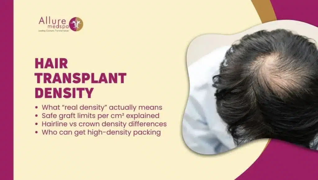 Hair Transplant Density – How Much Density Is Possible in One Session?