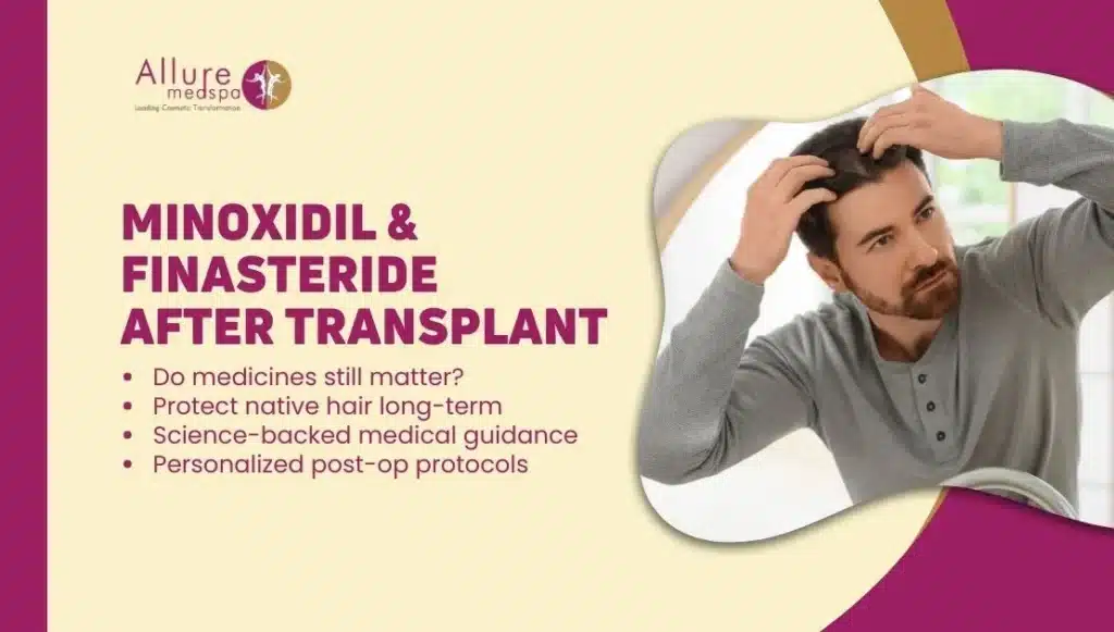 Minoxidil & Finasteride After Hair Transplant
