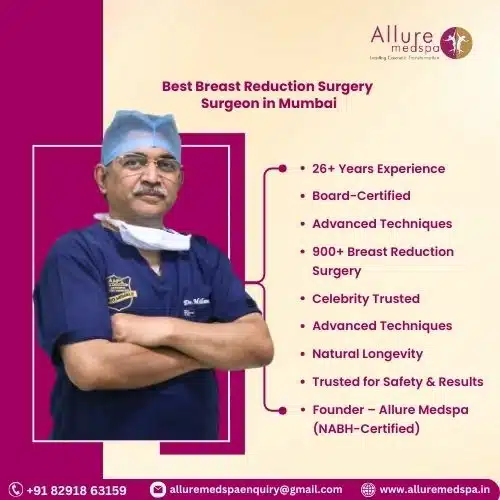 Best Breast Reduction Surgery Surgeon in Mumbai, India