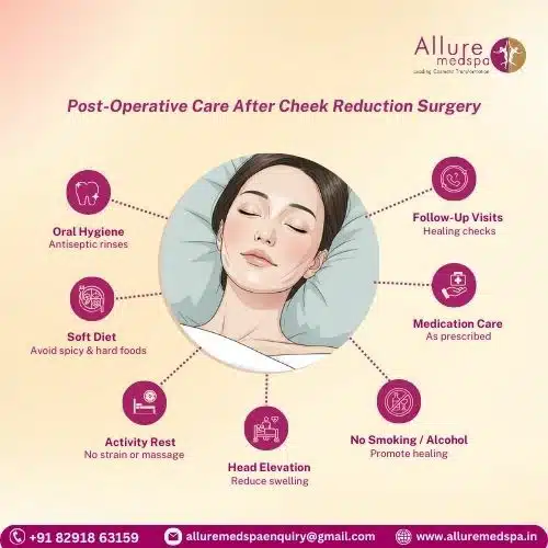 Post-Operative Care After Cheek Reduction Surgery in Mumbai, India