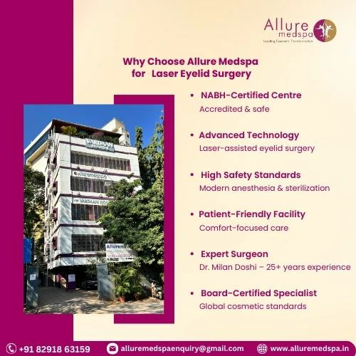 Why Choose Allure Medspa for Eyelid Surgery in Mumbai, India