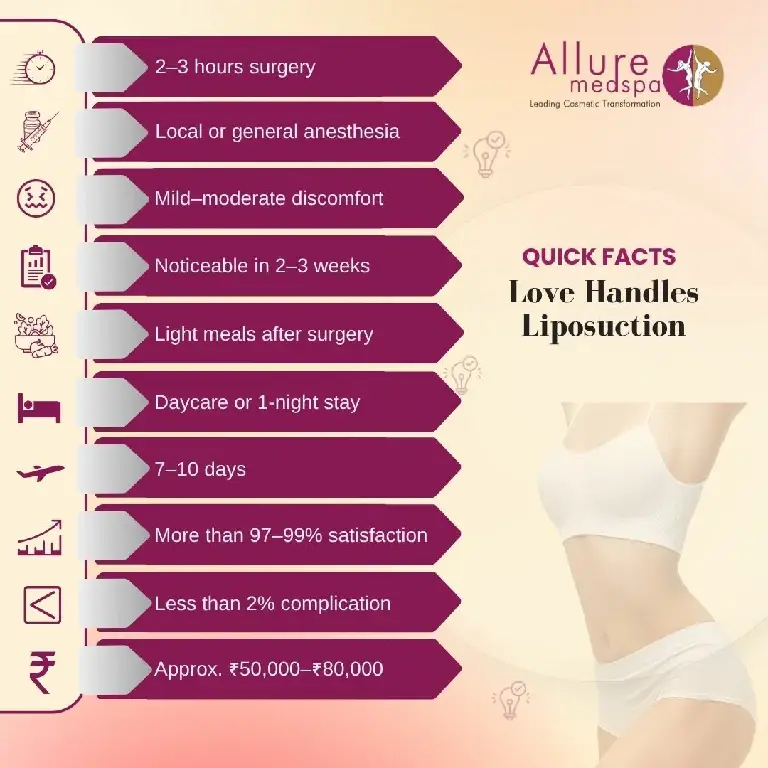Quick Facts About Love Handles Liposuction in Mumbai, India